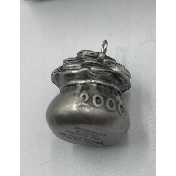 Hallmark Miniature Ornament 2000‎ Monopoly Sack of Money #1 N Advance Go Series - Picture 3 of 6